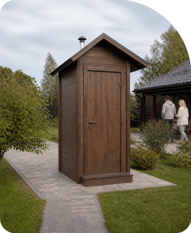 Уличный туалет под ключ в Твери по цене от 38045 р. | РадиДОМА-Твр